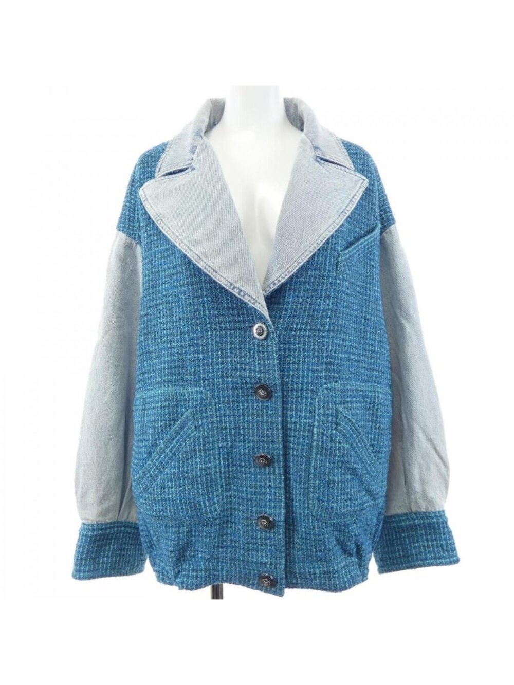 Chanel 22P Jacket Blue